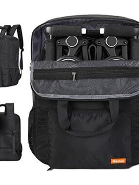 Mactso Stroller Travel Bag Backpack Airplane Carry Waterproof Storage Pockit Fit